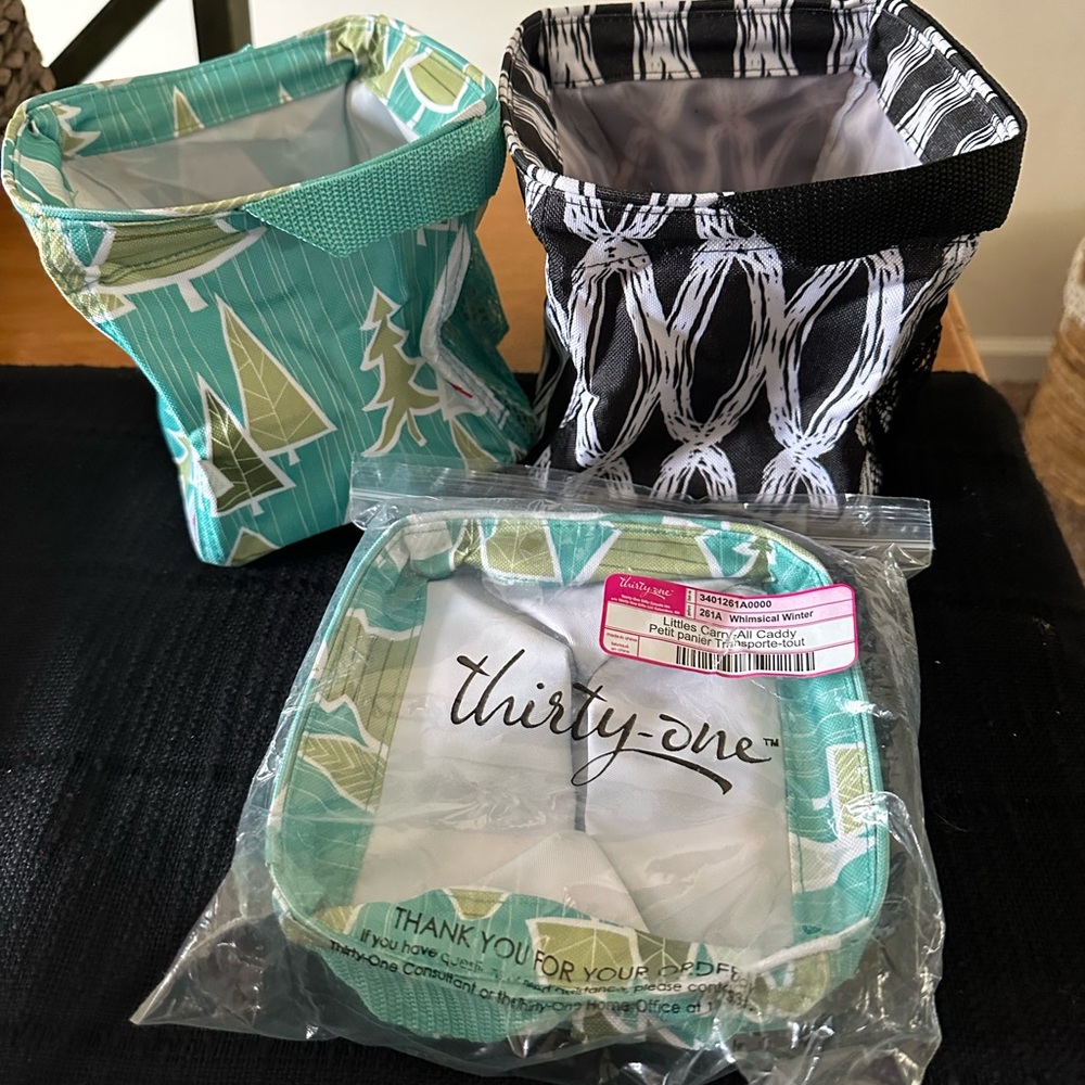 Thirty one little carry all caddy lot of 3 NEW